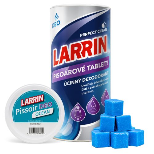 Larrin Pissoir Deo tablety do piso�ru Ocean 900 g Larrin Pissoir Deo tablety do piso�ru Ocean 900 g